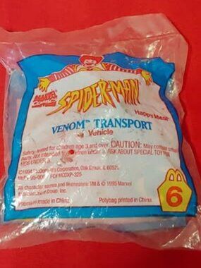 1995 SPIDER-MAN, VENOM TRANSPORT TOY, MINT IN THE PACKAGE!!!